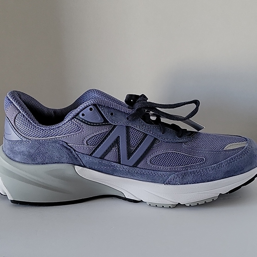 New Balance 990 Men's Lavender Mesh & Suede Sneakers Made In USA NEW! Size 9 - Picture 6 of 7